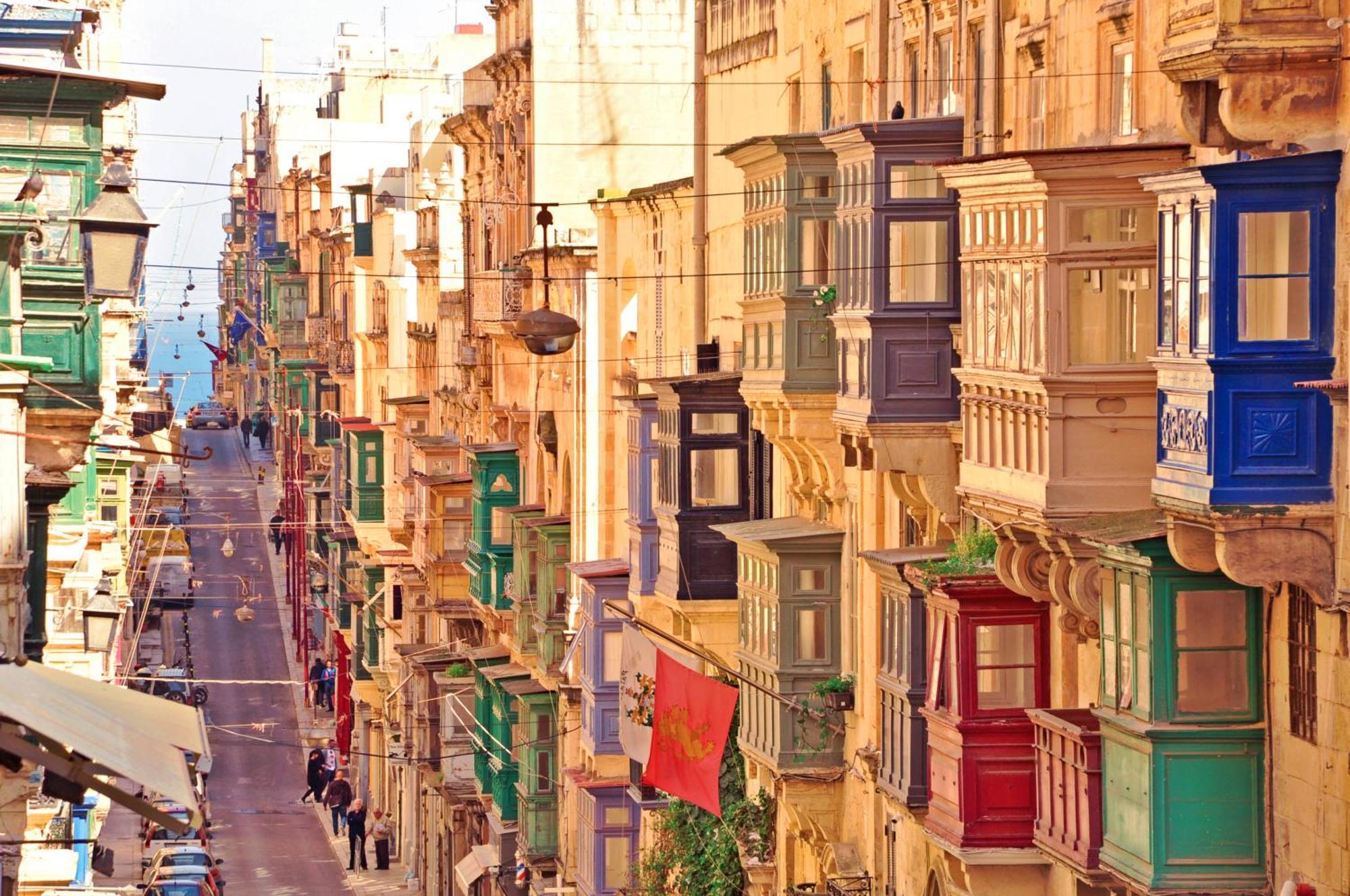 Blue Waves Apartment With Maltese Balcony La La Valletta Esterno foto